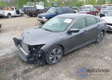 2018 Honda Civic Ex-T from USA, damaged, VIN JHMFC1F34JX027556